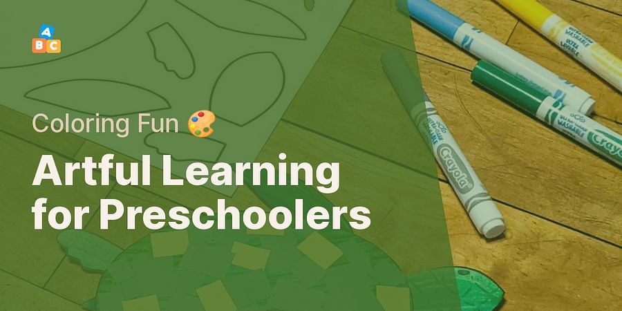 Artful Learning for Preschoolers - Coloring Fun 🎨